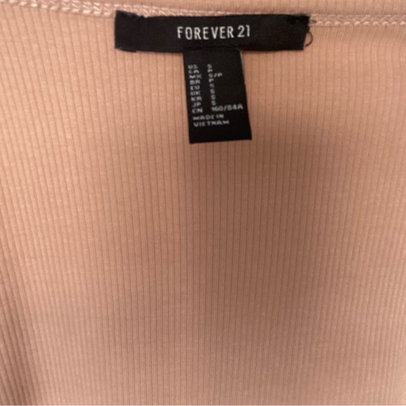 Forever21 knitted sleeveless bodycon dress in Tan or Cream - Picture 5 of 6